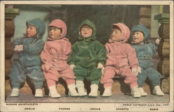 Dionne Quintuplets Babies