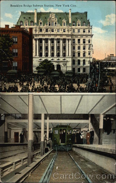 Brooklyn Bridge Subway Station New York