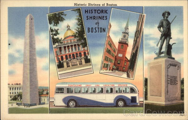 Historic Shrines of Boston Massachusetts