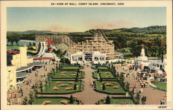 View of Mall, Coney Island Cincinnati Ohio