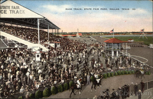 Race Track, State Fair Park Dallas Texas