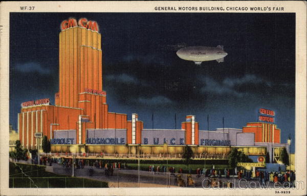 General Motors Building, Chicago World's Fair Illinois