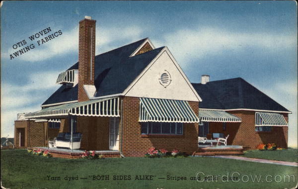 Otis Woven Awning Fabrics Yarn dyed-Both sides alike-Stripes and solid colors