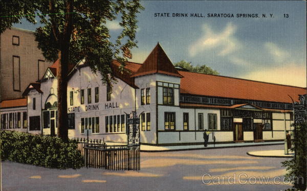 State Drink Hall Saratoga Springs New York