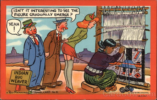 Indian Rug Weaver Comic, Funny
