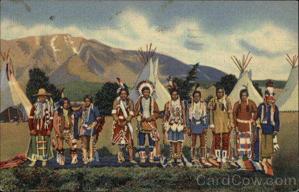 Apache Indians in Camp Native Americana