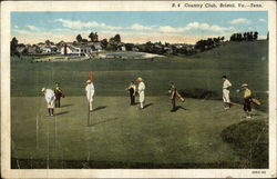 Country Club Golf Bristol, VA Postcard Postcard