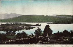 Wicwas Lake from Smith's Corner Meredith Center, NH Postcard Postcard