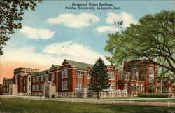 Memorial Union Building - Purdue University Lafayette, IN Postcard Postcard