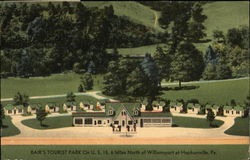 Bair's Tourist Park Hepburnville, PA Postcard Postcard