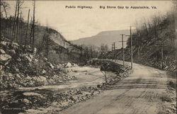 Public Highway - Big Stone Gap Postcard