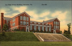 Lee High School Building Postcard