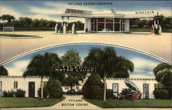 Tylers Motor Court Postcard