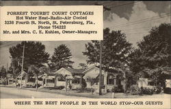 Forrest Tourist Court Cottages Postcard