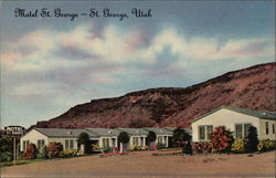 Motel St. George Utah Postcard Postcard