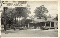 Mader's Cabin & Cottage Resort - West Shore, Shawano Lake Wisconsin Postcard Postcard