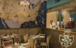 The King of the Sea - Famous Sea Food House, Inc Postcard