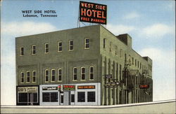 West Side Hotel Lebanon, TN Postcard Postcard