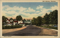 Street View Ephraim, WI Postcard Postcard