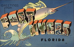 Greetings from Fort Myers, Florida Postcard