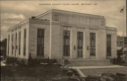 Harrison Coutny Court House Postcard