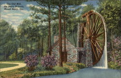 The Old Mill, the Berry School Mount Berry, GA Postcard Postcard