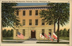 American Red Cross Headquarters Wilmington, DE Postcard Postcard
