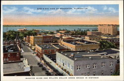 Bird's-Eye View of City Bradenton, FL Postcard Postcard