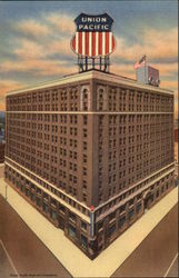 Union Pacific Railroad Headquarters Omaha, NE Postcard Postcard