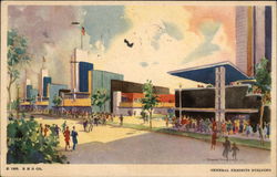 General Exhibits Building - "A Century of Progress" Postcard