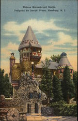 Unique Gingerbread Castle - Designed by Joseph Urban Postcard