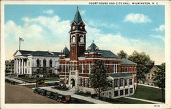 Court House and City Hall Postcard