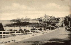 Street View in Cape Cod Chatham, MA Postcard Postcard