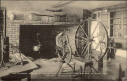 The Colonial Kitchen at Fruitlands. Fruitlands & The Wayside Museums, Inc Postcard