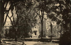 The Middle House and Main Building, Moses Brown School Postcard