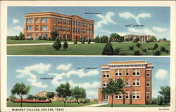 McMurry College Abilene, TX Postcard Postcard