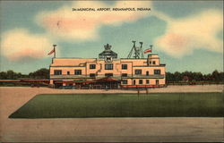 Municipal Airport Postcard