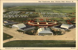 New Construction Area at Chanute Field Rantoul, IL Postcard Postcard