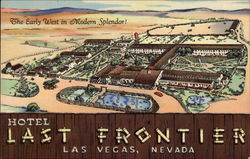 Hotel Last Frontier - The Early West in Modern Splendor! Postcard