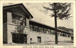 Jasper Park Lodge Dining Room Wing Alberta Canada Postcard Postcard