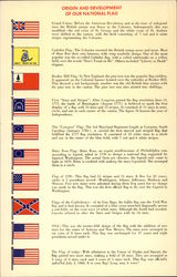 Origin and Development of our National flag Postcard