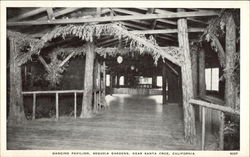 Dancing Pavilion, Sequoia Gardens Santa Cruz, CA Postcard Postcard