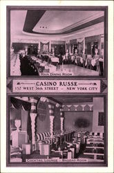Casino Russe New York, NY Postcard Postcard