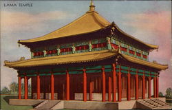 Lama Temple - A Century of Progress Postcard