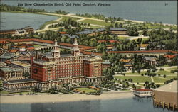 The New Chamberlin Hotel Old Point Comfort, VA Postcard Postcard