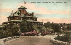 Summit House, Elevation 2018 Feet Postcard