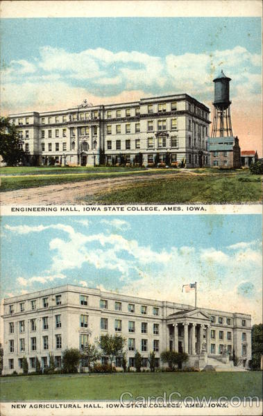 Iowa State College - New Agricultural Hall Ames