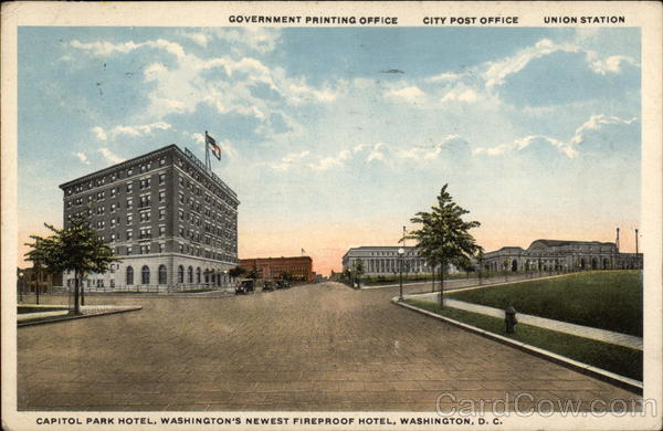 Government Printing Office, City Post Office, Union Station Washington District of Columbia