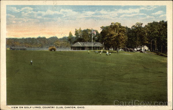 View on Golf Links, Country Club Canton, OH