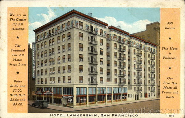 Hotel Lankershim San Francisco California